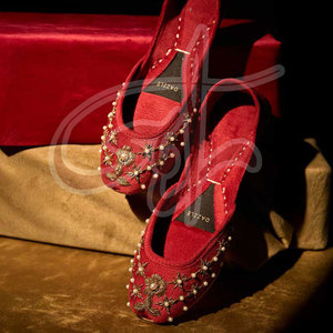 Fabrication pakistanaise, vente chaude, khussa pour femmes, nouveau design, sur mesure, tendance de la mode, imprimé, antidérapant - Product Image 3