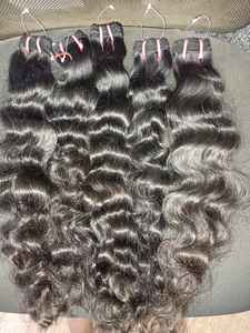 Extensiones de cabello Remy indio virgen 10 \ "-32 \" pulgadas Pelucas de cabello humano crudo y encaje en varios estilos-¡Ventaja saludable! - Product Image 5