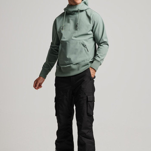 Veste de ski à capuche imperméable et respirante pour hommes, sweat à capuche vierge surdimensionné, fabrication de sweat à capuche pour la neige, personnalisé avec poche zippée - Product Image 5