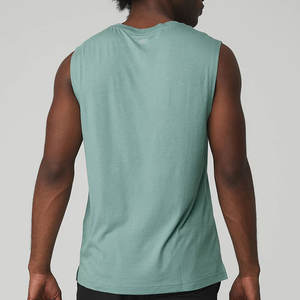 Camiseta sin mangas personalizada para hombre, camiseta sin mangas deportiva transpirable - Product Image 3