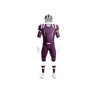 Uniforme de fútbol americano Reversible elástico duradero de alta calidad para hombres 100% poliéster absorbente de humedad corto impreso - Product Image 2