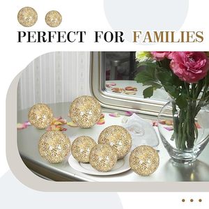 Increíble Esfera de vidrio de mosaico, diseño creativo, bolas decorativas de vidrio para el hogar, artesanías, adornos de bolas doradas, decoración del hogar para regalo - Product Image 2