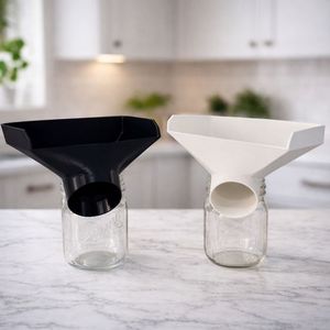Premium Wide Mouth <b>Funnel</b> Set For Easy Mess Free Liquid And Dry Transfer Perfect For Jars <b>Kitchen</b> And Home Storage Use - Product Image 2
