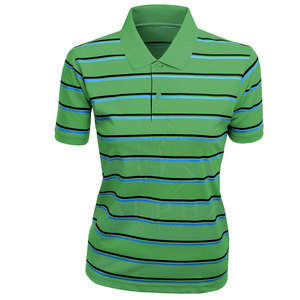 Nueva llegada de color verde Polos para mujer Personalizar su propio diseño Polos para mujer para adultos - Product Image 1