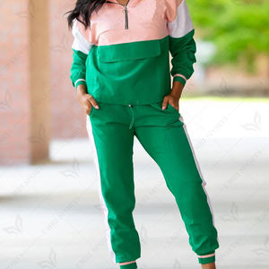 TITLISTS Concevez votre propre survêtement de marque Rose et Vert Survêtement professionnel de meilleure qualité en coton polyester Survêtement unisexe - Product Image 6