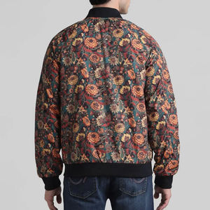 Chaquetas de Moda para Hombre OEM, Chaqueta Bomber de Invierno para Clima Frío, Sublimación Personalizada, Chaquetas con Impresión de Logotipo Personalizado de Alta Calidad - Product Image 4