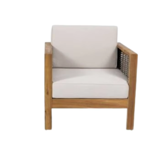 Modern Teak Wood Lightweight Comfortable Outdoor Dining <b>Chair</b> Easy Clean Patio <b>Garden</b> Park Furniture - Product Image 6