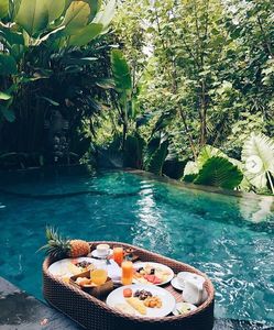 Bandeja Flotante de Ratán Sintético para Piscina, Cesta de Servicio para Desayuno y Fiestas, Fabricada en Vietnam - Product Image 3