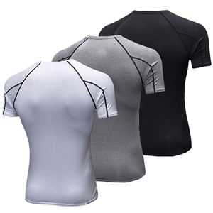 Unisex UPF50 Breathable Rashguard Sports Compression <b>Shorts</b> Set Wholesale Custom Made Anti-UV Anti-Bacterial Quick Dry Grappling - Product Image 2