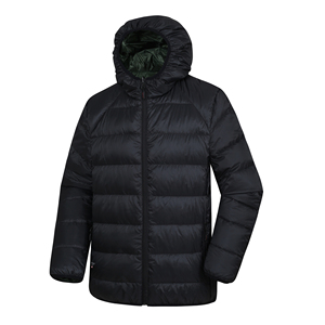 แจ็กเก็ตแฟชั่นสำหรับผู้ชายให้ความอบอุ่นในฤดูหนาวแจ็กเก็ตขนเป็ดบุฟองน้ำเงาวาวออกแบบโลโก้ได้ตามต้องการ - Product Image 5