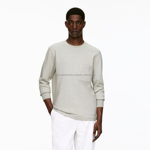 <b>Mens</b> Streetwear Black <b>Beige</b> Color Block Oversized 465GSM <b>Hoodie</b> Casual Loose Fit Pullover with Front Pocket Custom Hoodies - Product Image 2