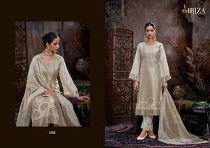 Banglory Designer Silk Embroidered Moisture Wicking All Seasons Salwar Kameez Dress Material Wholesale Party Wear Collection - Product Image 2