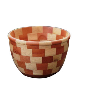 Recién llegado, vajilla de lujo para fiesta de boda, cuenco para servidor de alimentos hecho a mano, cuenco para servidor de frutas y ensalada de madera de Mango - Product Image 6