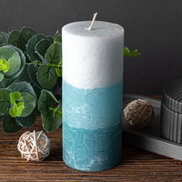 Cera de Abeja Pura Granulada para Velas Artísticas - Ecológica, No Tóxica, para Bodas y Halloween, Forma/Impresión Personalizable, Color Azul