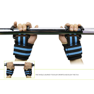 High Quality <b>Weightlifting</b> Hooks for Sale Training Gym Straps Hook <b>Bar</b> Heavy Duty Straps top trending Power Lifting Hooks - Product Image 2