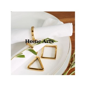 Superior Quality Metal Napkin Ring Leaf Design Customized Size And Shape <b>Tissue</b> <b>Paper</b> Ring For Best Selling - Product Image 5