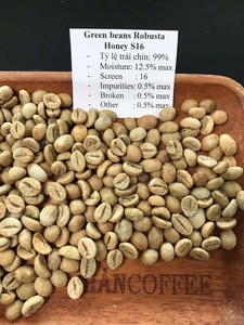 OEM ODM Productor de café vietnamita de la granja a la taza LUZ MEDIO OSCURO Tostado 100%/BLEND Robusta Arábica granos de café - Product Image 5