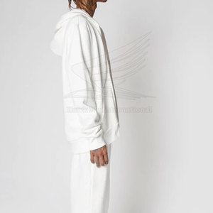 Service OEM – Sweats à capuche intégral zippés 100 % coton molletonné respirant, chauds et décontractés pour l'hiver - Product Image 6