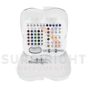 Kit Quirúrgico Profesional para Implantes Dentales Surgiright, Fuente de Alimentación Eléctrica, Instrumentos para Colocación de Implantes, Certificado CB, 3 Mandíbulas - Product Image 5