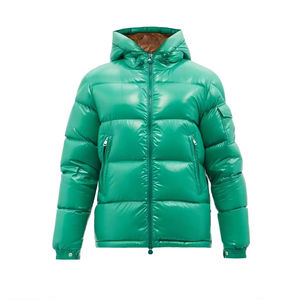 ZOHAN CREATIONS Veste matelassée à capuche personnalisée pour l'extérieur veste d'hiver vierge chaude en duvet à bulles pour hommes - Product Image 1