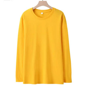 เสื้อยืดแขนยาวสำหรับผู้ชาย, เสื้อยืดผ้าฝ้ายสวมใส่สบายเสื้อตัวใหญ่สำหรับฤดูใบไม้ผลิและฤดูใบไม้ร่วง - Product Image 6