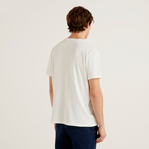 เสื้อยืดแขนสั้นผ้าฝ้าย100% โอเวอร์ไซส์สำหรับผู้ชายซักง่ายคอกลมมีลายพิมพ์สำหรับฤดูร้อน - Product Image 2