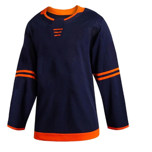 Maillot de Hockey sur glace unisexe de haute qualité uniforme respirant personnalisé en gros porter la technique de sublimation hommes maillot de Hockey sur glace - Product Image 4