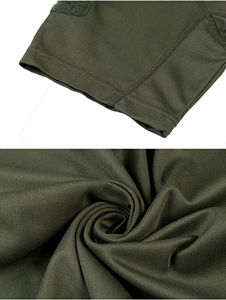 Cremallera táctica informal de invierno personalizada para camisa Polo para hombre, ropa deportiva, camisas de caza de tela Dobby del fabricante, poliéster - Product Image 4