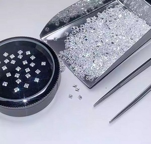 1.5mm et 5mm blanc E couleur VVS2 princesse coupe diamants en vrac petite pierre précieuse taillée carrée naturelle pour la fabrication de bijoux - Product Image 5