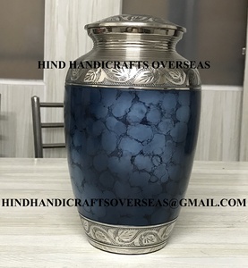 Urne et cercueil funéraires écologiques en aluminium antique de haute qualité pour cendres humaines et animales – Fournitures funéraires - Product Image 3