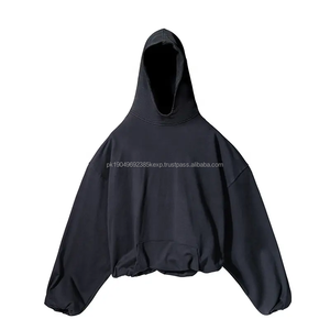 Sweat-shirts unisexes à capuche en molleton français épais et lourd de 450 g/m², double couche, taille plus, broderie personnalisée - Product Image 3