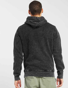 Último diseño lavado ácido 100% algodón peso pesado tela de alta calidad Streetwear transpirable en blanco pulóver sudaderas con capucha para hombres - Product Image 3