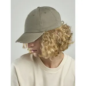 Custom Destroyed <b>Dad</b> <b>Hat</b> for Promotional Merchandising - Product Image 1