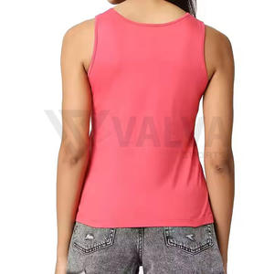 Camiseta sin mangas deportiva informal para mujer, camiseta transpirable para gimnasio y Fitness, tela de punto para correr, fabricada en Pakistán - Product Image 4