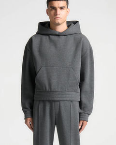 Ensemble de survêtement décontracté pour homme d'hiver, 100% coton polaire, séchage rapide, respirant, vêtements de sport lourds - Product Image 4