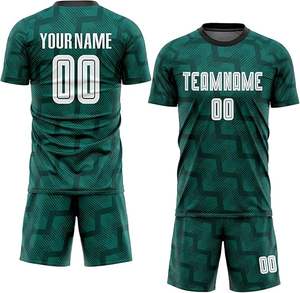 Nuevo diseño personalizado 2025 Kit de uniforme de fútbol poliéster Nombre Uniforme del equipo de fútbol para hombres y mujeres Uniforme completo de fútbol - Product Image 4
