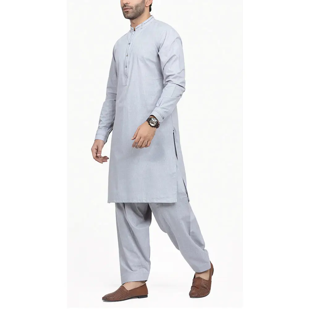 디자이너 착용 Shalwar Kameez 남성용 커타 Shalwar 코튼 파키스탄과 인도 남성용 Shalwar Kameez 세트