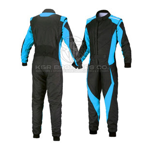Traje de carreras Go Kart con logotipo personalizado con rodillas reforzadas y ajuste ergonómico para corredores profesionales - Product Image 4