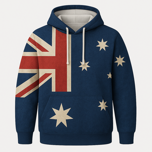 Fournisseur de sweat-shirts à capuche en polyester 100% avec impression par sublimation pour l'hiver, motif drapeau américain, patriotique, 4 juillet, coupe classique, sur mesure, haute qualité - Product Image 5