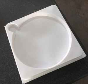 Moldes de plástico de PVC blanco ecológico Opción de embalaje de forma redonda sostenible - Product Image 2