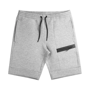 Pantalones cortos deportivos de verano OEM para hombre al por mayor personalizados 100% algodón de felpa francesa medio elástico estilo informal lavado decoración impresa - Product Image 5