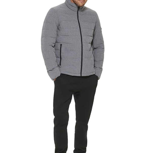Chaqueta acolchada de bombardero con estilo y peso ligero de calidad superior para hombre, chaqueta acolchada transpirable de calle alta con cuello levantado, superventas de alta calidad - Product Image 3