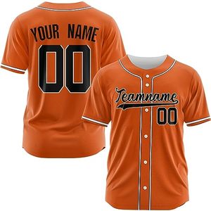 Maillot de baseball personnalisé par sublimation, manches courtes, boutons intégrés, uniforme d'équipe avec passepoil MICR@TECH SPORTS, tailles jeunes et adultes - Product Image 4