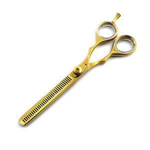 Tijeras de Entresacar Dobles Duraderas, Herramienta Ligera para Cortar el Cabello para un Peinado Fácil, Tijeras de Entresacar Dobles Afiladas - Product Image 1