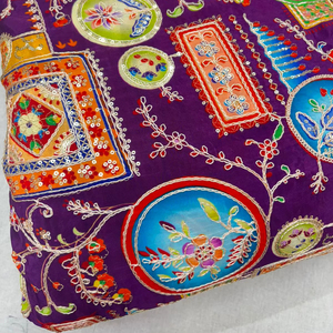 Raghuveer เสื้อเบลาส์ลายชนเผ่าเสื้อเบลาส์ปักลายดอกไม้หลากสีสำหรับใส่ทำงานเสื้อผ้าเด็กผู้หญิง - Product Image 1
