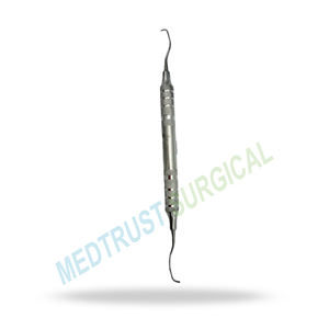 Curette dentaire Gracey 7/8 double extrémité en acier inoxydable pour le détartrage sous-gingival et le planage des racines - Product Image 4