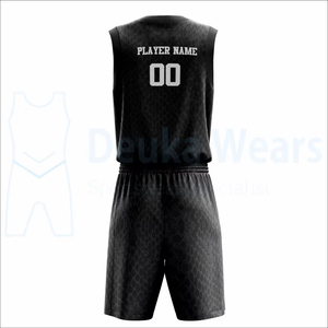 Uniformes de Baloncesto al por Mayor, Tallas Grandes, Transpirables, 100% Poliéster, Técnicas de Sublimación, Logotipo del Equipo Bordado Personalizado - Product Image 5