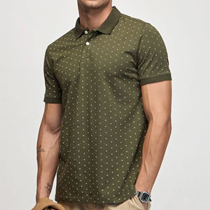 La mejor oferta, Polo cómodo para hombre, Polo de secado rápido para hombre, Polo transpirable de algodón y poliéster para hombre - Product Image 1