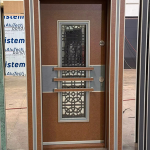 Puerta de entrada de acero con construcción fuerte para instalaciones de viviendas a gran escala - Product Image 1