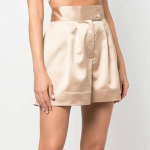 Shorts Deportivos de Satén de Poliéster para Mujer, Estilo Occidental Sexy, Cintura Alta, Secado Rápido, Transpirables, para Verano, Precio al por Mayor - Product Image 3